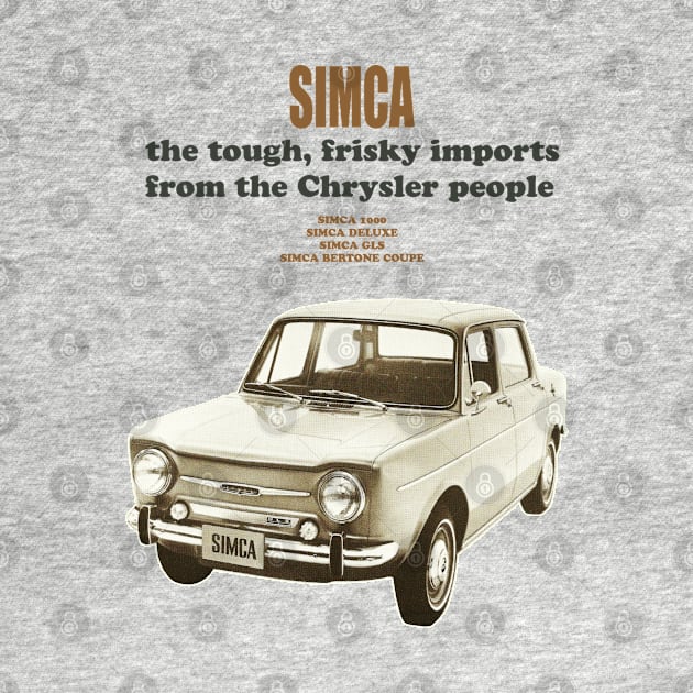 SIMCA 1000 - advert by Throwback Motors